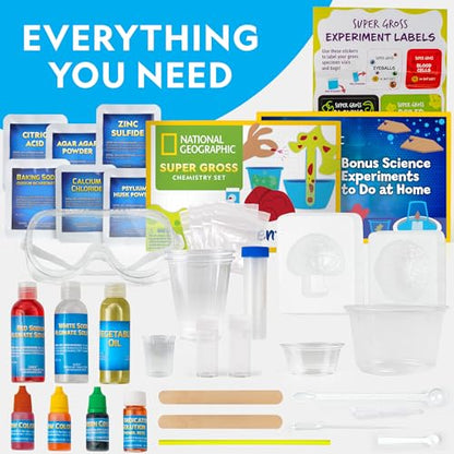 National Geographic Gross Science Kit with 45 Experiments for Kids 8-12 - style: 45 Gross Experiments