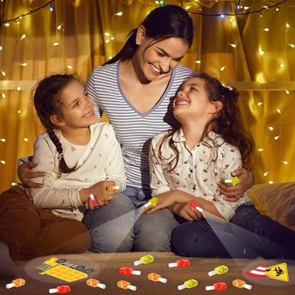 CHUNNIN 36 Pcs Construction LED Finger Lights Vehicles Party Favors - style: Construction