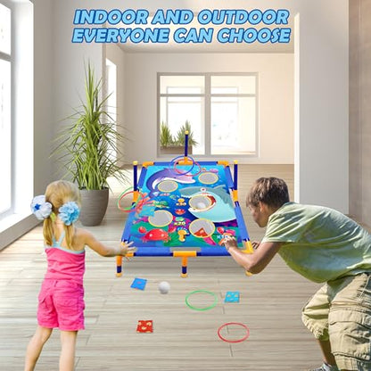 Animal Bean Bag Toss Game Toy Outdoor Toss Game - color: 3-in-1