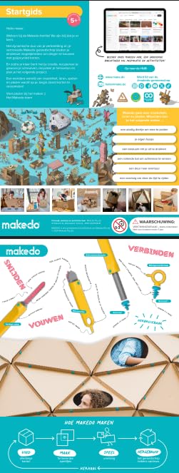 Makedo Scru-Driver | Kids Screwdriver Scru and Scru+, Easy Grip