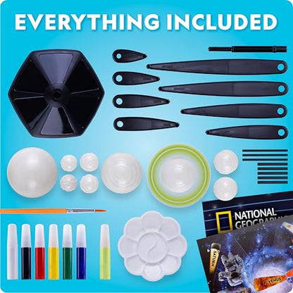 National Geographic Glow in the Dark Solar System Model for Kids Ages 8-12 - style: Solar System Model