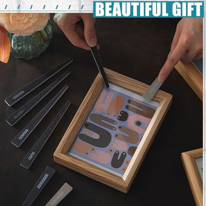Honoson 10 Pcs Sanding Sticks for Plastic Models, Low Grits Rating, Cone - style: Cone