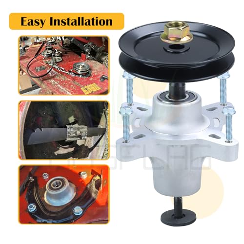 3PK 139-3214 Spindle with 125-5575 Pulley 106-2175 Pulley and Belt - size: 3x121-0751F