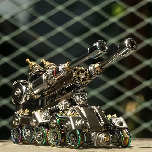3D Metal Puzzle for Adults,Tank Puzzle Building Set，3D Metal Model Kit, Brain Teaser Puzzles DIY Assembling for Stress Relief - High end Men's Gift - style: Punk