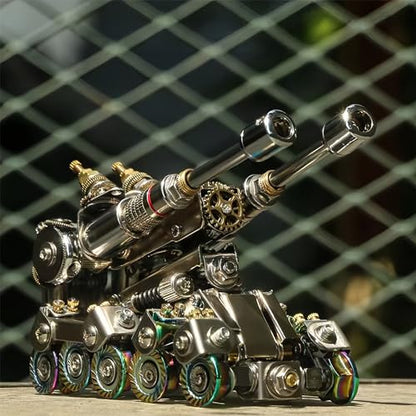 3D Metal Puzzle for Adults,Tank Puzzle Building Set，3D Metal Model Kit, Brain Teaser Puzzles DIY Assembling for Stress Relief - High end Men's Gift - style: Punk