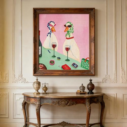 5D Diamond Painting Kits for Adults, Funny Fashion Ducks Diamond Art Kits - color: KM941-1