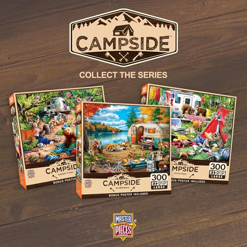 MasterPieces - 300 Piece Jigsaw Puzzle, Large EZ Grip Shapes, Little Rascals, Fun for Adults, Seniors, Family, Kids, Non-Glare Finish, 18"x24" - size: 300 Piece