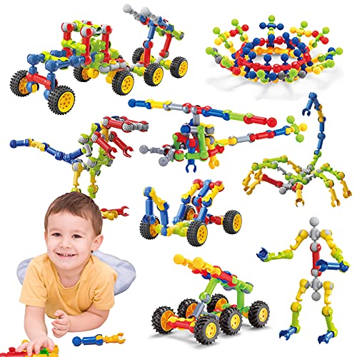 Kids STEM Building Toys for 3 4 5 6 7 8+ Year Old Boys Girls Birthday Gifts - style: 110pcs