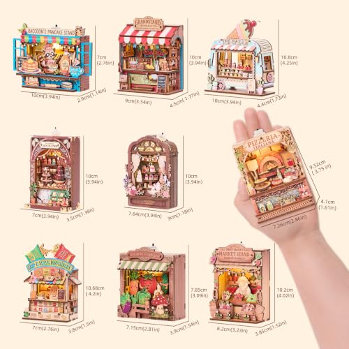 3D Puzzle Fridge Magnet,Decorative Refrigerator Magnet with LED Light - size: Sheep's Vegetable Stand