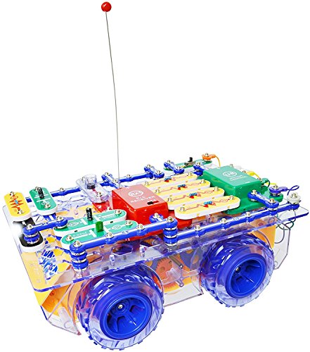Snap Circuits R/C Snap Rover STEM Electronics & Robotics Kit, Ages 8+