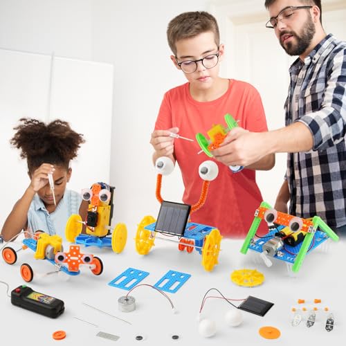 11 Set STEM Science Kits, Robotics Activities Projects Experiments for Kids, Build a Robot Kit for Girls, DIY Crafts for Boys 7+ Year Old, Engineering Toys Electronic Gifts for 6-12 yr