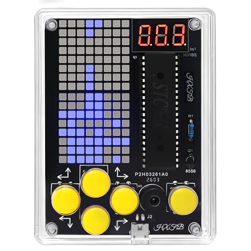7-Game LED Soldering Kit DIY Arcade Console STEM Gift Ages 7-14