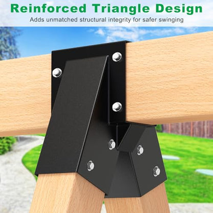 SELEWARE A Frame Swing Set Brackets for 4x4 Legs and 4x6 Beam - color: Middle bracket: 1 pcs