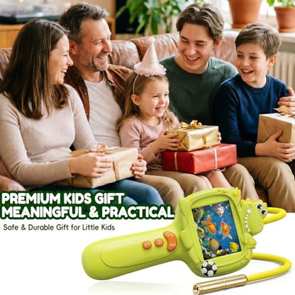 Kids Borescope Camera Toy with Light -STEM Science Educational Toy for 3 4 5 6 7 8 Years Old Boys & Girls Birthday Gift-Discovery & Exploration Toddler Young Child-650mAh Battery Included - color: Dinosaurs