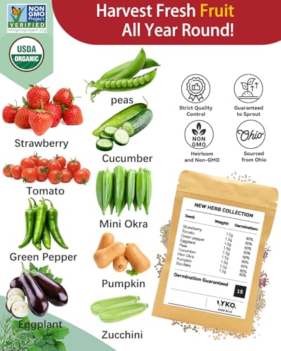 Veggies Seeds Pod Kit Compatible with AeroGarden Hydroponic Growing System - color: Veggies, size: 8-pods