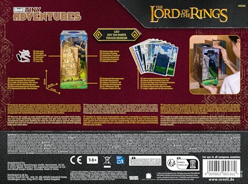 Revell Lord of the Rings Minas Tirith 3D Book Nook Wooden Puzzle Kit