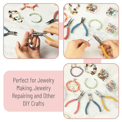 Mr. Pen- Pliers for Jewelry Making, 3 Pack, Chain Nose - color: Multicolor 2