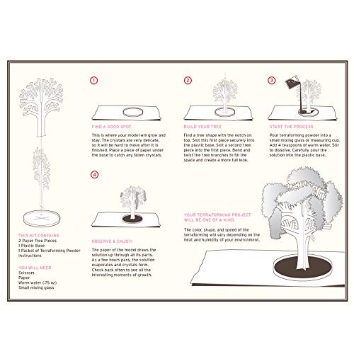 Copernicus Toys Crystal Growing Maple | Tree Official Terraformer kit | Grows in Hours