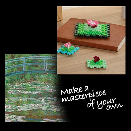 PLUS PLUS Inspired, Monet The Japanese Footbridge- Art Building Set 350 pc - color: Monet, the Japanese Footbridge