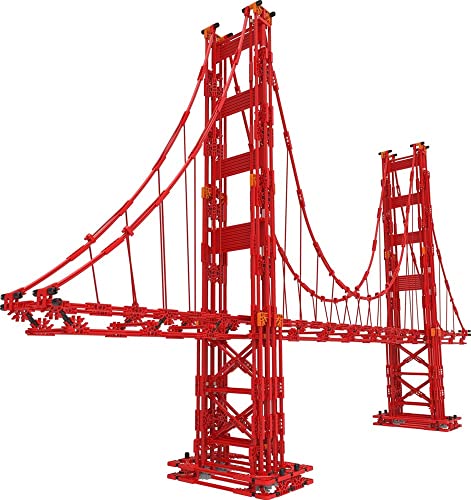 K'NEX Architecture: Golden Gate Bridge - Build IT Big - Collectible Building Set for Adults & Kids 9+ - New - 1,536 Pieces - Over 3 Feet Long - (Amazon Exclusive) - style: Golden Gate Bridge