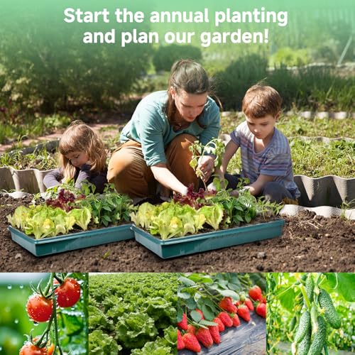 Seed Starter Trays with Grow Lights, Grow Lights for Seed Starting Kit, Timming Set, Indoor Plant Growing Kit for Gardeners, Germination Trays Kits, Gardening Gifts for Women, Mom Gifts - size: 120 Cells