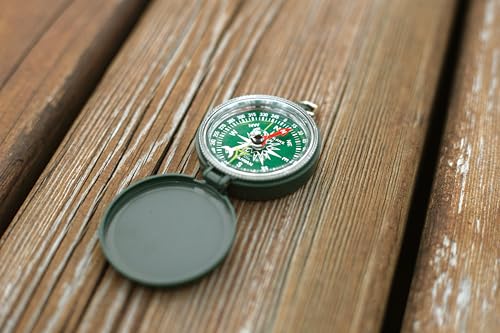 Coghlan's Compass – for Hiking, Camping, Survival & Orienteering – Map, Deluxe Map, Lensatic, Liquid-Filled, Pocket, Wrist, Trail, Carabiner, Pin-On & LED Navigation Tools - size: Liquid-Filled Compass – 7.75"