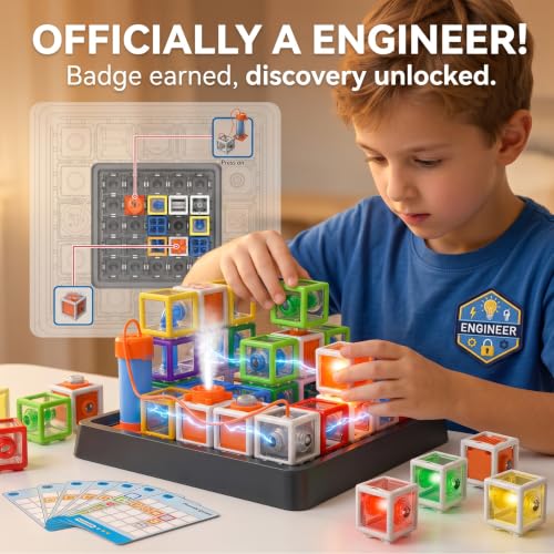 2026 New 3D Circuit Puzzle Board Game, STEM Kit for Kids Ages 8+