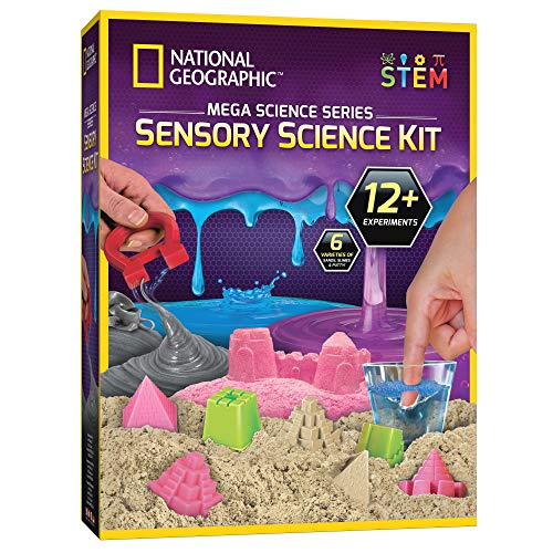 National Geographic Mega Sensory Science Kit with Slime, Moon Sand & Putty - style: Sensory Science