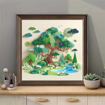 5D Diamond Art Kits for Adults,Tree Diamond Painting Kits 12 x 12 inch - color: SH6015