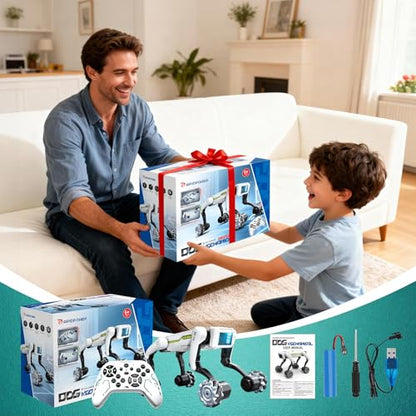 Robot Dog - Voice and Remote Control Robotic Pet - color: White