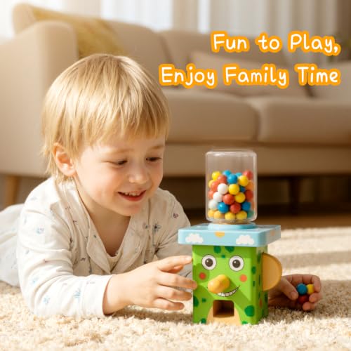 DIY Wooden Candy Dispenser, STEM Building Kit for Kids, Paint and Stickers