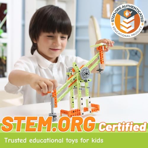 Apitor Robot E STEM Kits for 8-12 Year Old Boy Girl, 14 in 1 Electric Building Toys with Learning Materials, DIY Educational Construction Science Kit for Kids 8-10 10-12 Christmas Birthday Gift - style: Robot E
