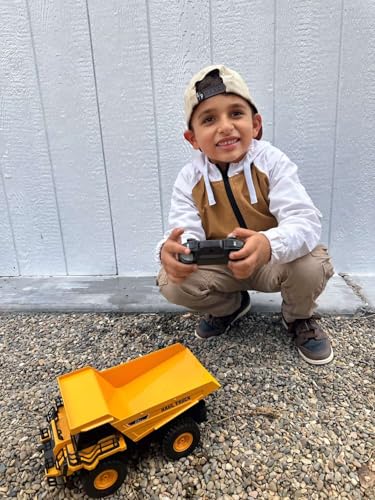 12.2" Remote Control Dump Truck Toy for Kids, RC Construction Vehicle Toy - style: Dump Truck[2026 Upgrade]
