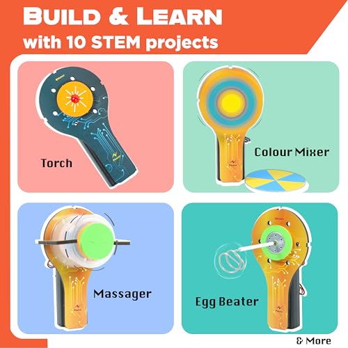 Butterfly EduFields 10in1 STEM Electricity kit for Kids 5-8-12| Science Kit - style: 10in1 Engineering Building Toy