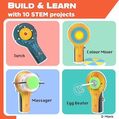 Butterfly EduFields 10in1 STEM Electricity kit for Kids 5-8-12| Science Kit - style: 10in1 Engineering Building Toy