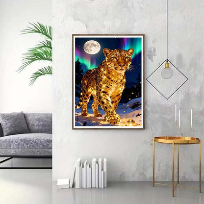 XUCNWL Diamond Art Kits for Adults,Cheetah Diamond Painting,12 x 16 Inch - color: Cheetah, size: 11.8x15.7in(30x40cm)