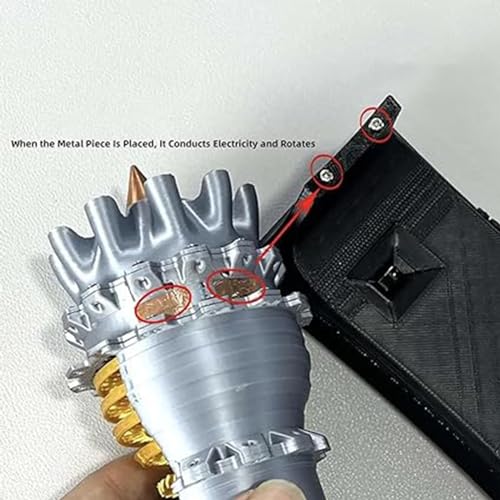 Hot Air Stirling Engine Motor Model,Stirling Engine Kit, Single-Cylinder Metal Stirling Engine External Combustion Engine Motor,DIY Hot Air Engine Gift of Air for Adults Desktop (Gray Gold) - color: Gray Gold