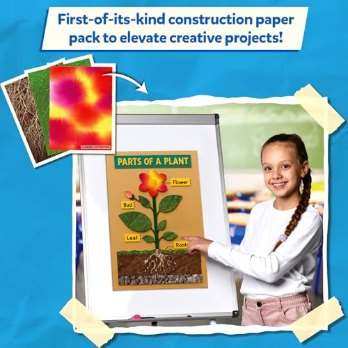 Skillmatics Life Science Construction Paper for Kids – DIY Craft Activity - color: Life Science, size: 60 Sheets