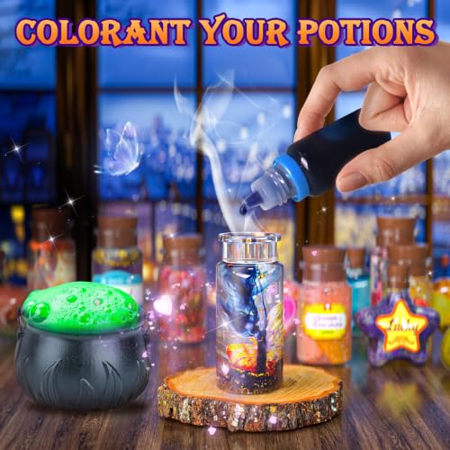 Potion Kits for Kids, Magic Mix Potion Set for Kids Ages 6-12, Mystery Potion Making Art & Craft Gift Toy for Christmas, Halloween & Birthday - color: Blue