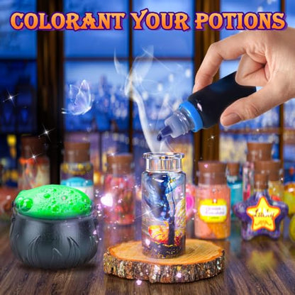 Potion Kits for Kids, Magic Mix Potion Set for Kids Ages 6-12, Mystery Potion Making Art & Craft Gift Toy for Christmas, Halloween & Birthday - color: Blue