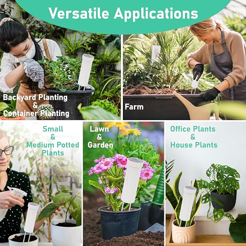 LUVCOSY Digital Soil pH Meter, Industrial Grade Soil pH Tester with Calibration-Free LCD Display, High Accuracy Soil pH Pen, Soil pH Monitor for Garden, Lawn, Plant (White) - color: White
