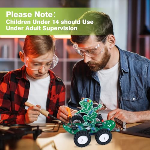 MiOYOOW DIY RC Car Soldering Kit STEM Electronics Project for Teens
