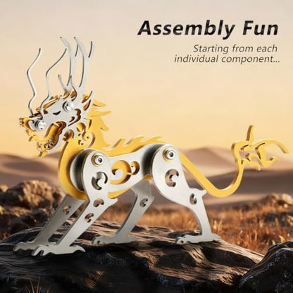 3D Metal Model Kits Mechanical Jealous Eyes Gold Stainless Steel - color: B1-jealous Eyes