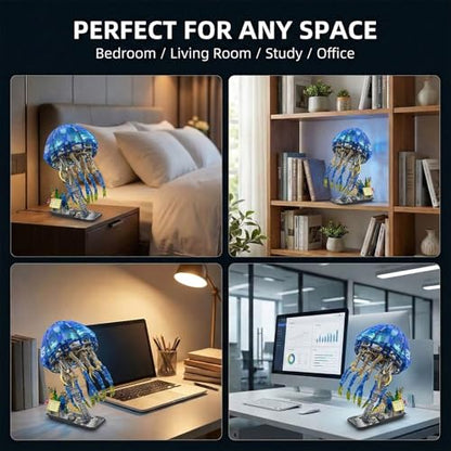 Bionic Glowing Mechanical Jellyfish Building Set, 1146PCS