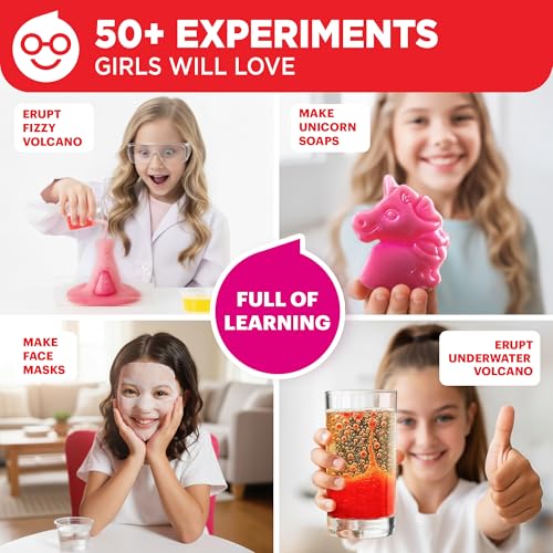 Doctor Jupiter Girls' Ultimate Science Experiments Kit for Kids Ages 8+ - style: Girls' Ultimate Science Kit Starter: 8+
