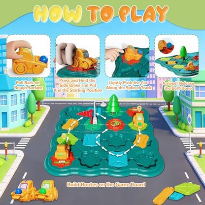 STEM Board Games Kids Toys, Maze Brain Teaser Puzzles Learning Games, Logic Road Track Building Blocks Educational Montessori Preschool Birthday Boys Girls Gifts for Kids Ages 3 4 5 6 7 8 Year Old - size: 40 PCS