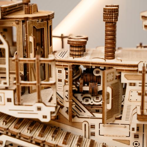Wood Trick Terrain Titan Bulldozer 3D Wooden Puzzles for Adults to Build