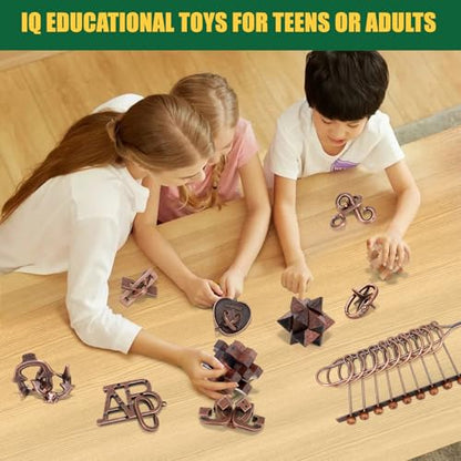 Mytothfy Brain Teaser Puzzles for Adults Teens Kids, 3D Puzzle Game Toys - color: Style B