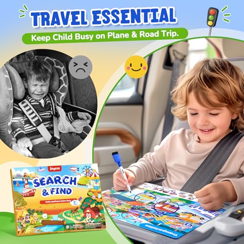 JoyCat Search & Find Activity Books, Preschool Learning Game Activities - style: Mixed Themes