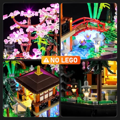 LIGHTAILING Light for Lego- 10315 Tranquil-Garden - Led Lighting Kit Compatible with Lego Building Blocks Model - NOT Included The Model Set - style: (Only Light) 10315 Tranquil Garden